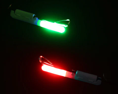 Feeder LED švieselės ant meškerės su baterija