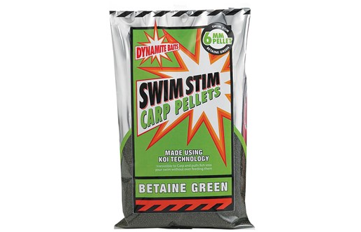 Dynamite Baits SWIM STIM BETAINE GREEN PELLETS