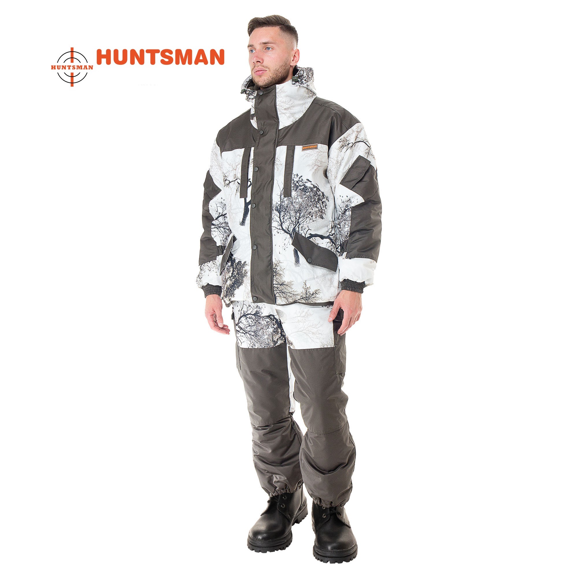 Žieminis kostiumas HUNTSMAN ANGARA - Baltas miškas Alova -35C