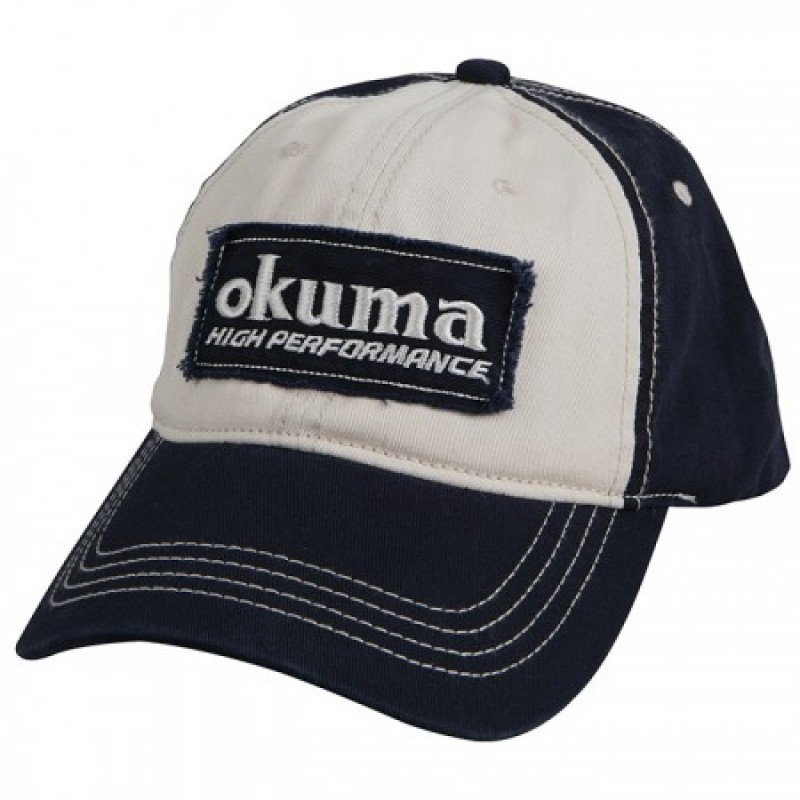 Okuma Full Back Two Tone Blue Patch kepurė su snap