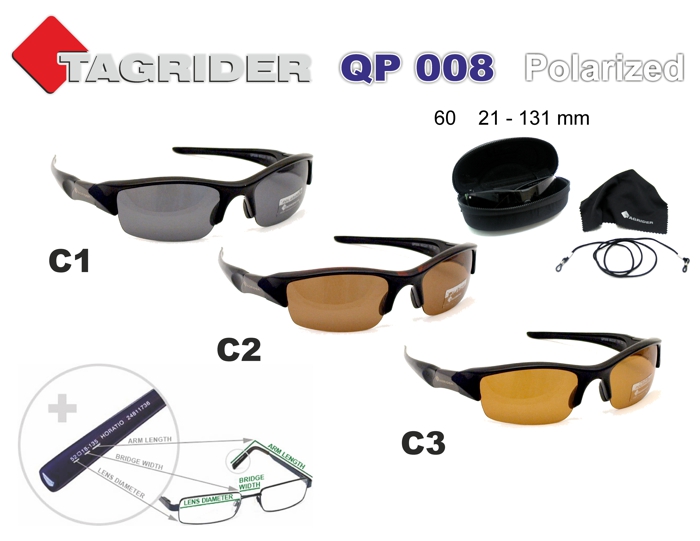 Poliarizuoti saulės akiniai TAGRIDER QP008