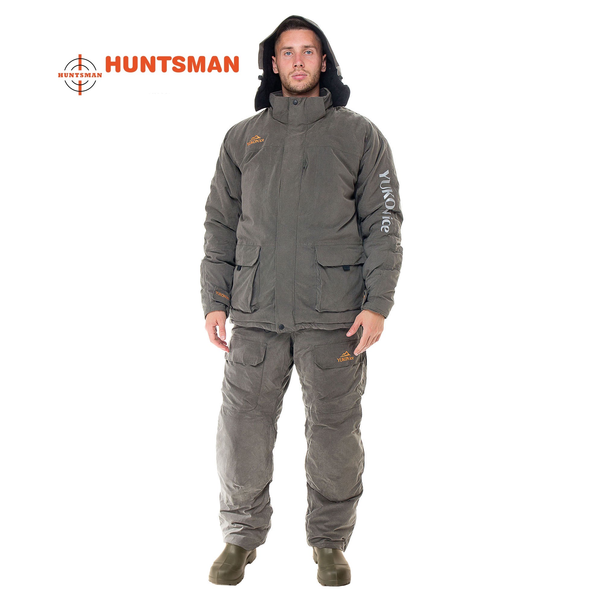 Žieminis kostiumas HUNTSMAN Yukon Ice Haki spalvos Finlyandia  -45C