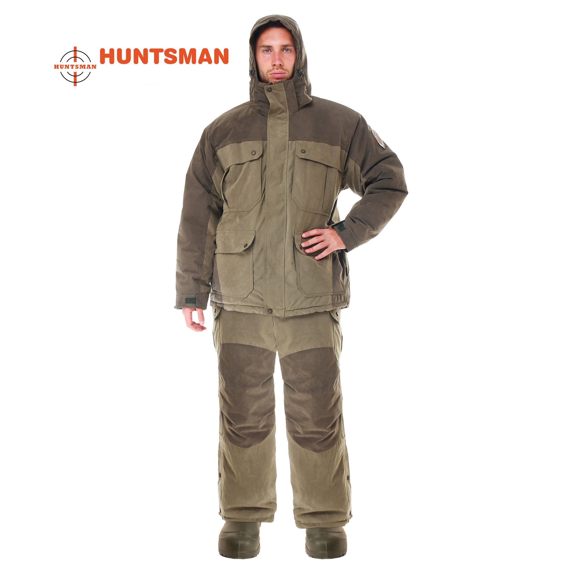 Žieminis kostiumas HUNTSMAN Kanada TK/Findlandia Haki spalvos -35C